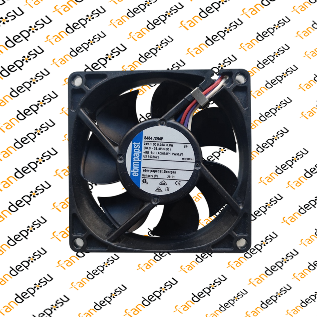 EBMPAPST 8454/2H4P 80x80x25mm 24V DC FAN