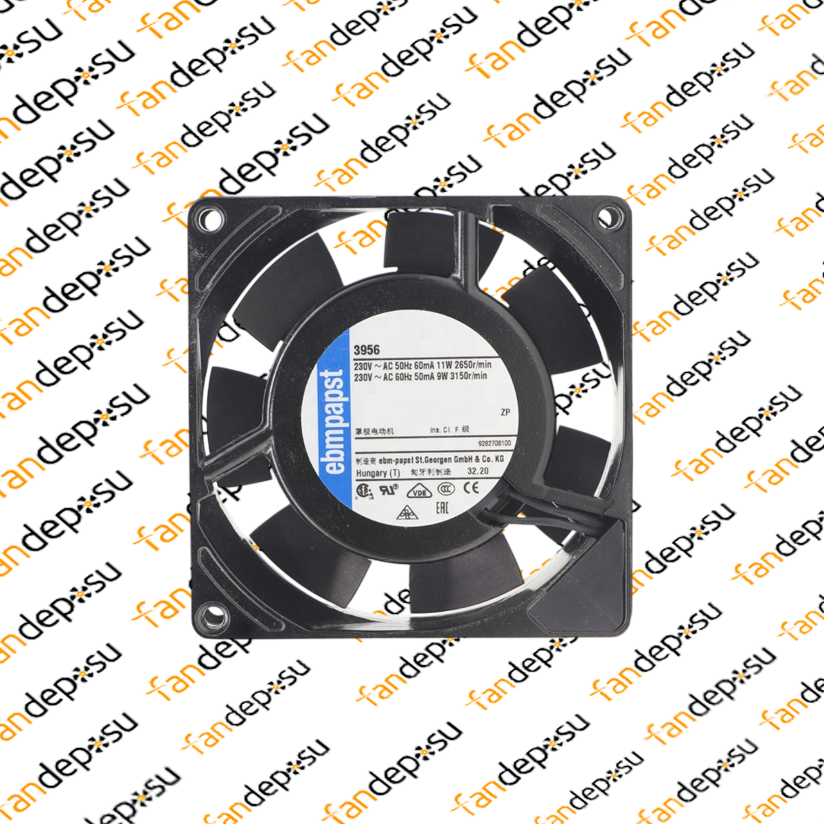 EBMPAPST 3956 92x92x25m 230V AC FAN