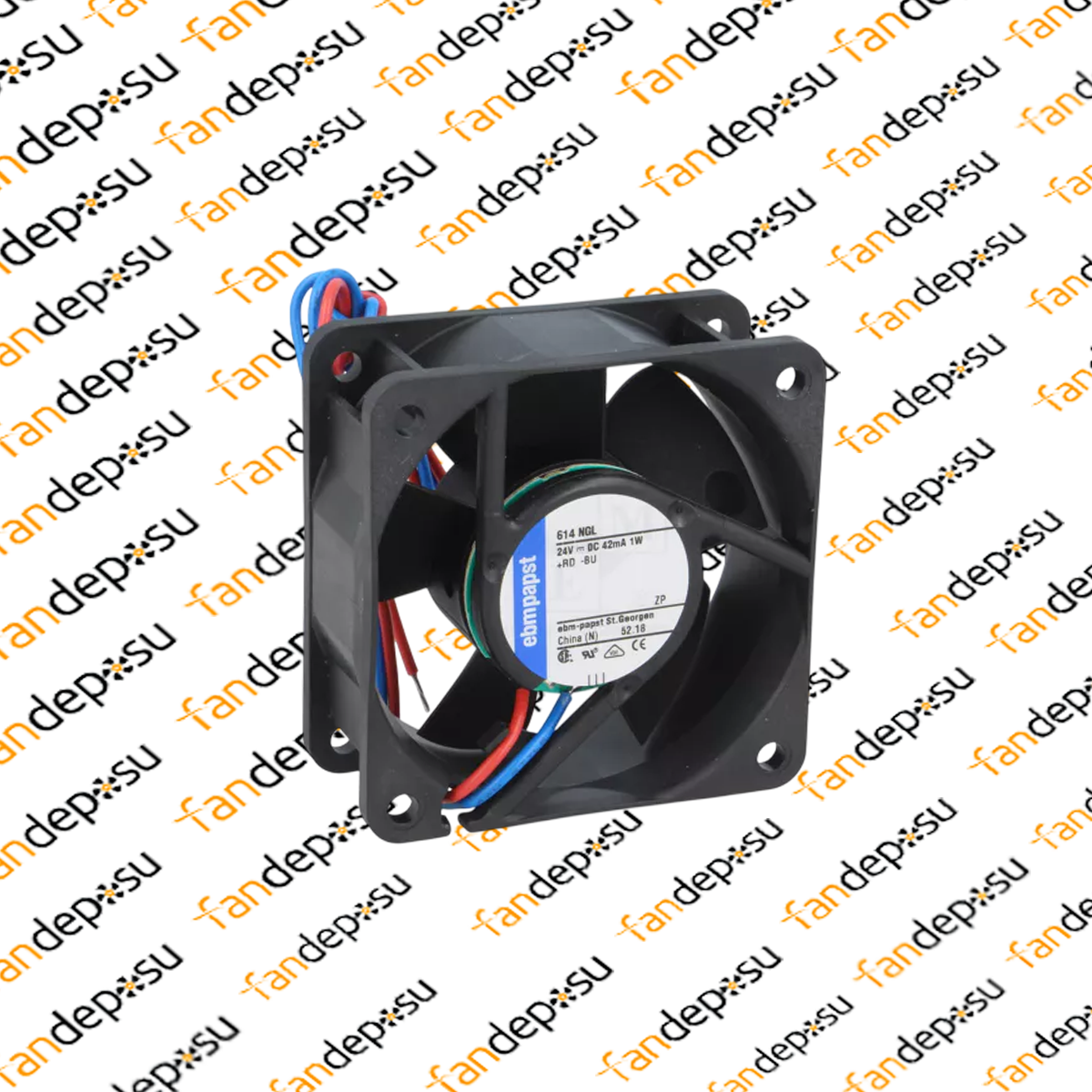 EBMPAPST 614NGL  60x60x25mm 24V DC FAN