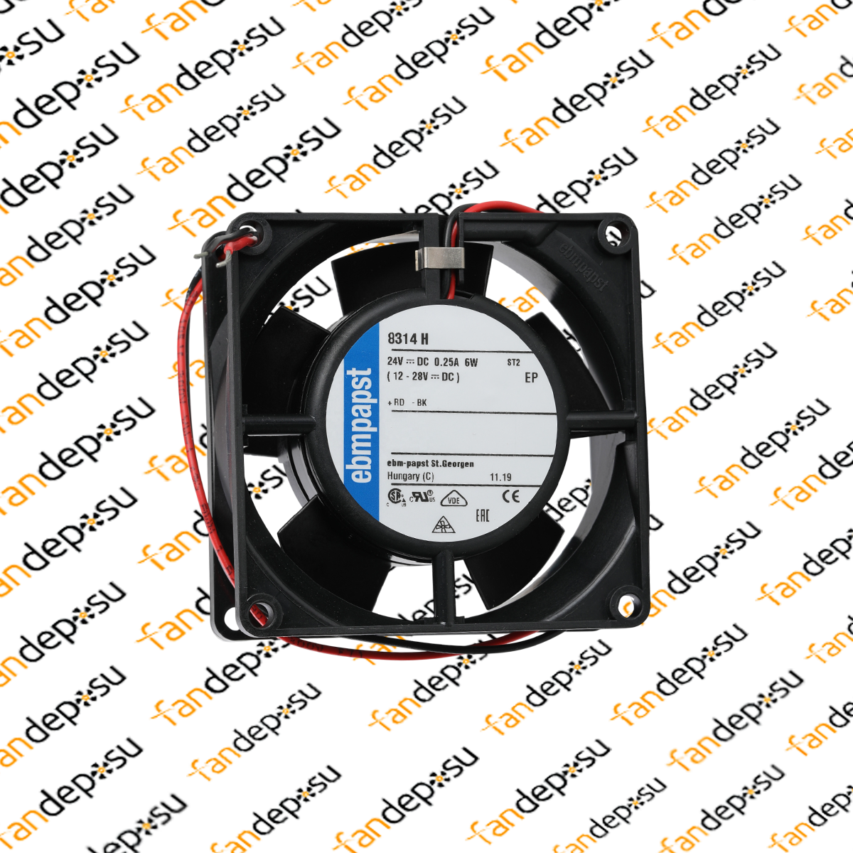 EBMPAPST 8314H  80x80x32mm 24V DC FAN