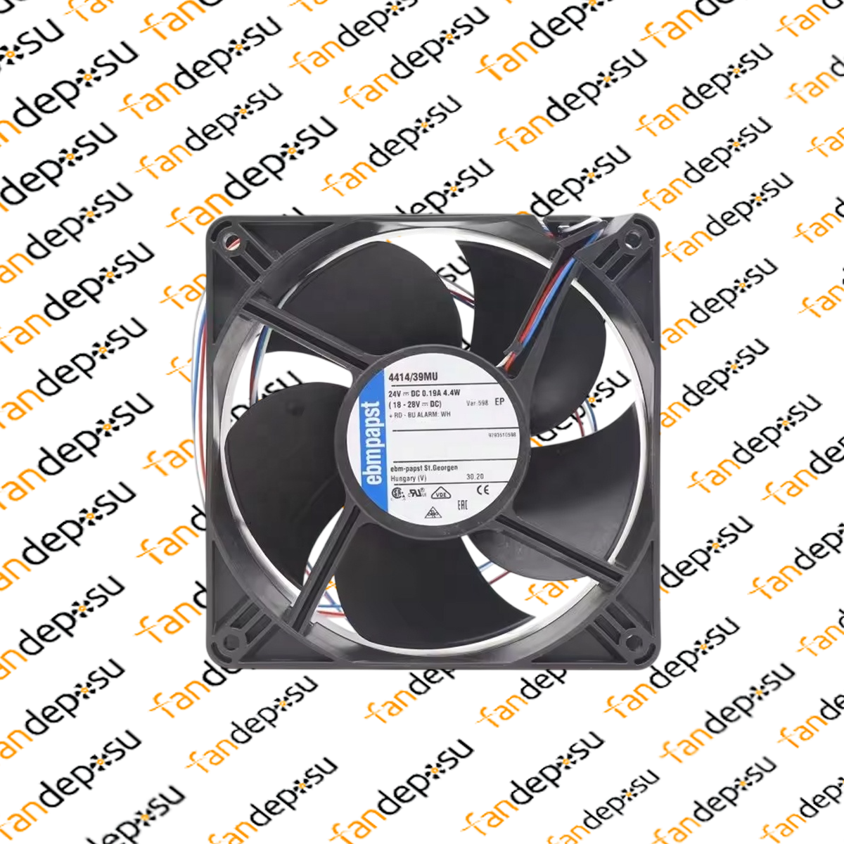 EBMPAPST 4414/39MU  120x120x38mm 24V DC FAN