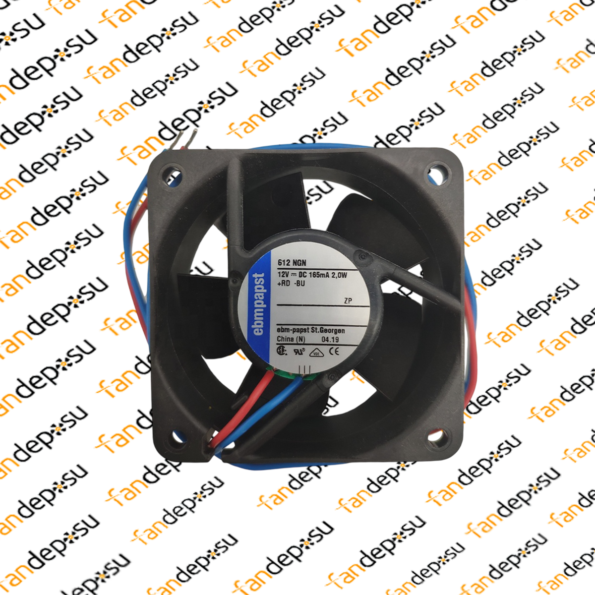 EBMPAPST 612NGN  60x60x25mm 12V DC FAN