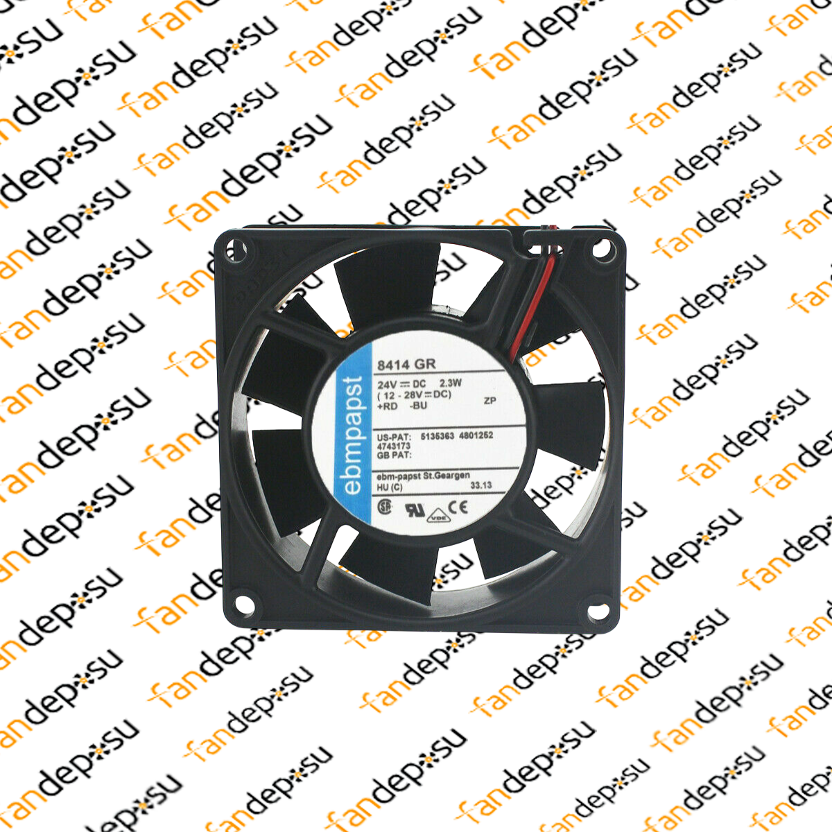 EBMPAPST 8414GR  80x80x25mm 24V DC FAN