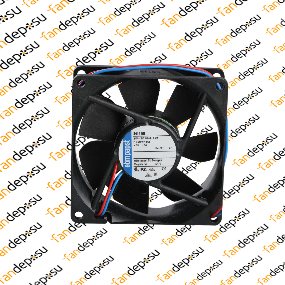 EBMPAPST 8414NH  80x80x25mm 24V DC FAN