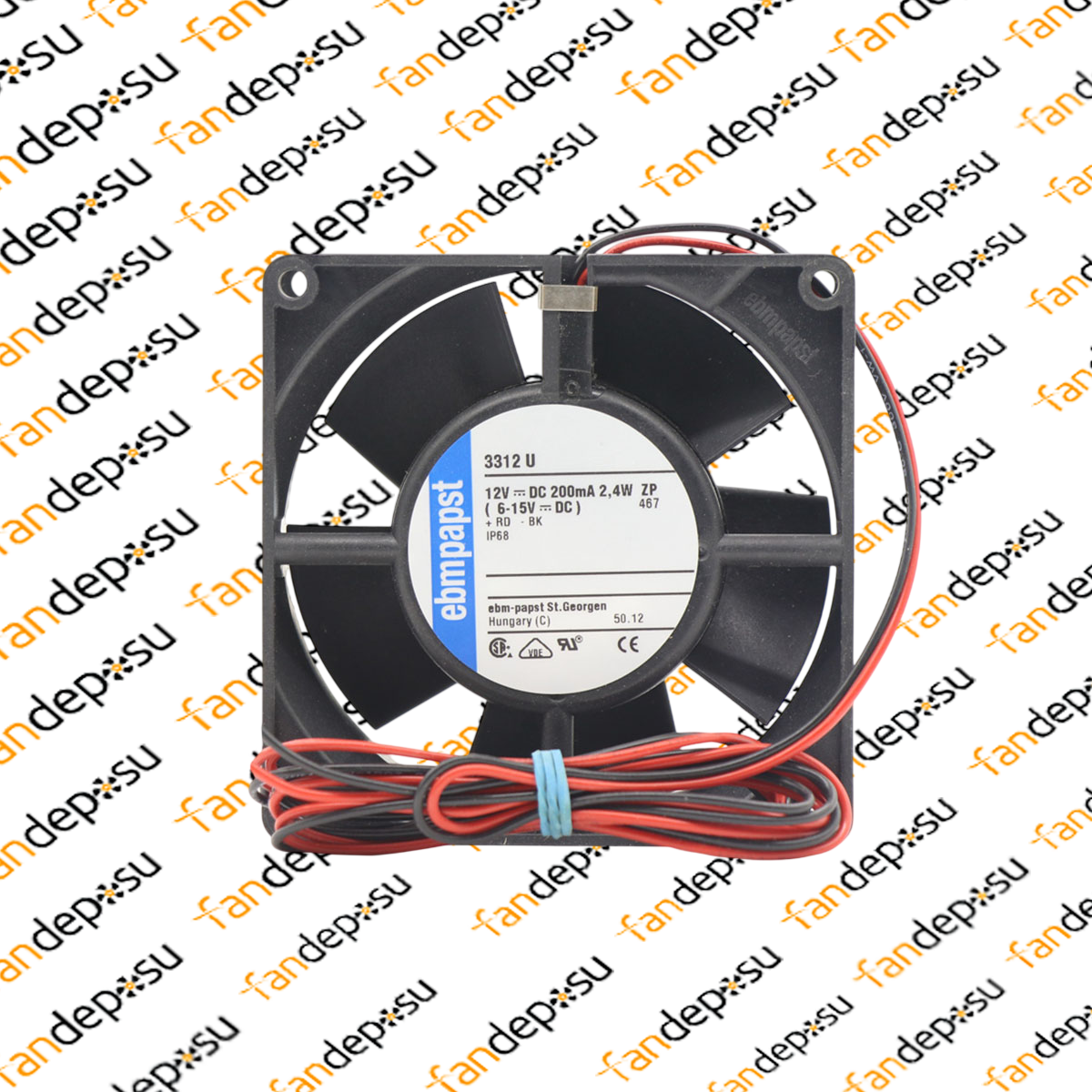 EBMPAPST 3312U 92x92x32mm 12V DC FAN