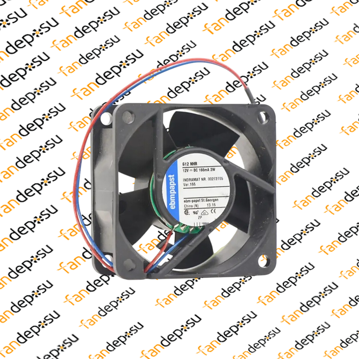 EBMPAPST 612NHR  60x60x25mm 12V DC FAN