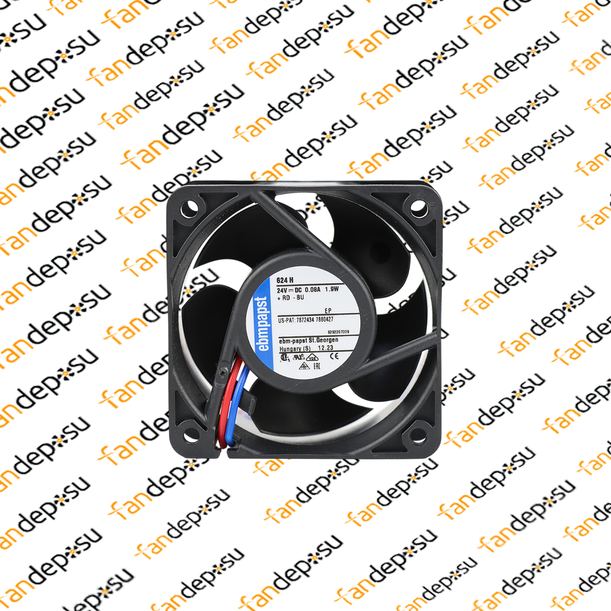 EBMPAPST 624H  60x60x25mm 24V DC FAN