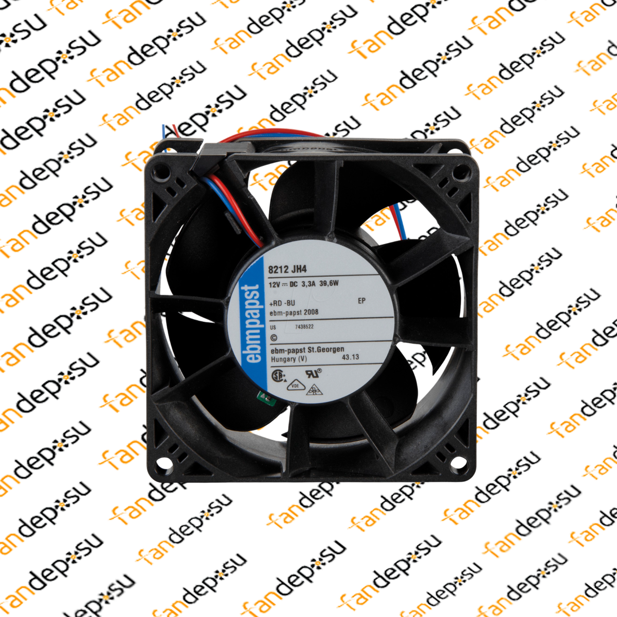 EBMPAPST 8212JH4  80x80x38mm 12V DC FAN