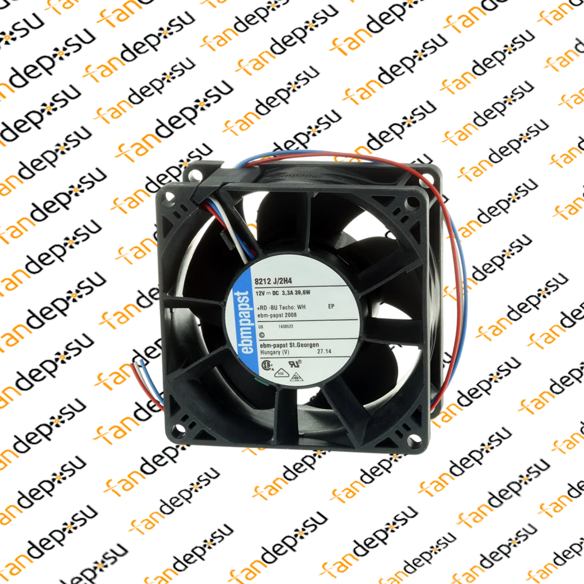 EBMPAPST 8212J/2H4 80x80x38mm 12V DC FAN