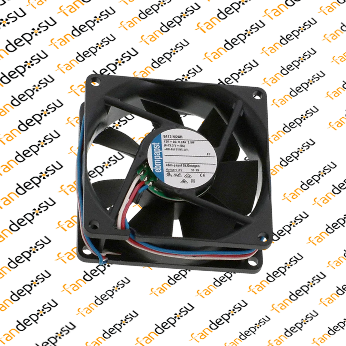 EBMPAPST 8412N/2GH  80x80x25mm 12V DC FAN