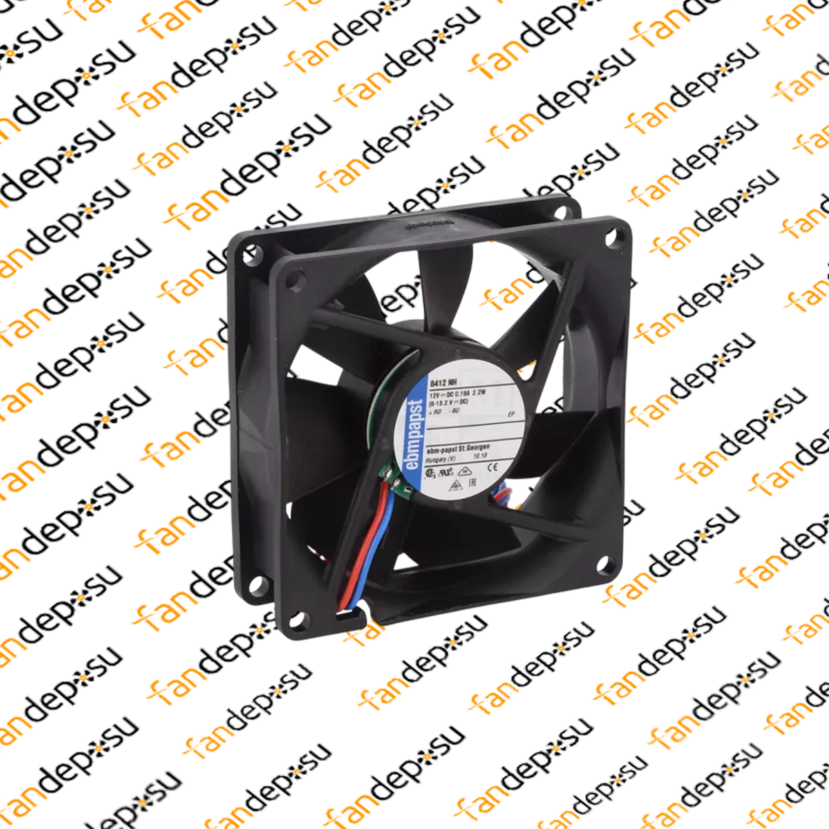 EBMPAPST 8412NH  80x80x25mm 12V DC FAN