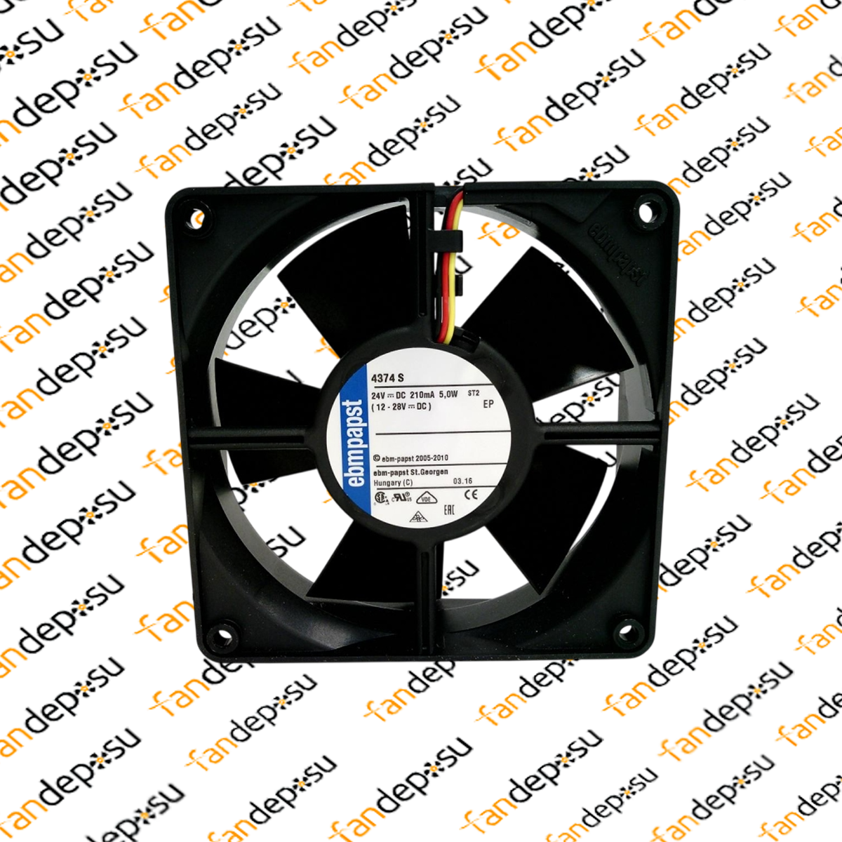 EBMPAPST 4374S  120x120x32mm 24V DC FAN