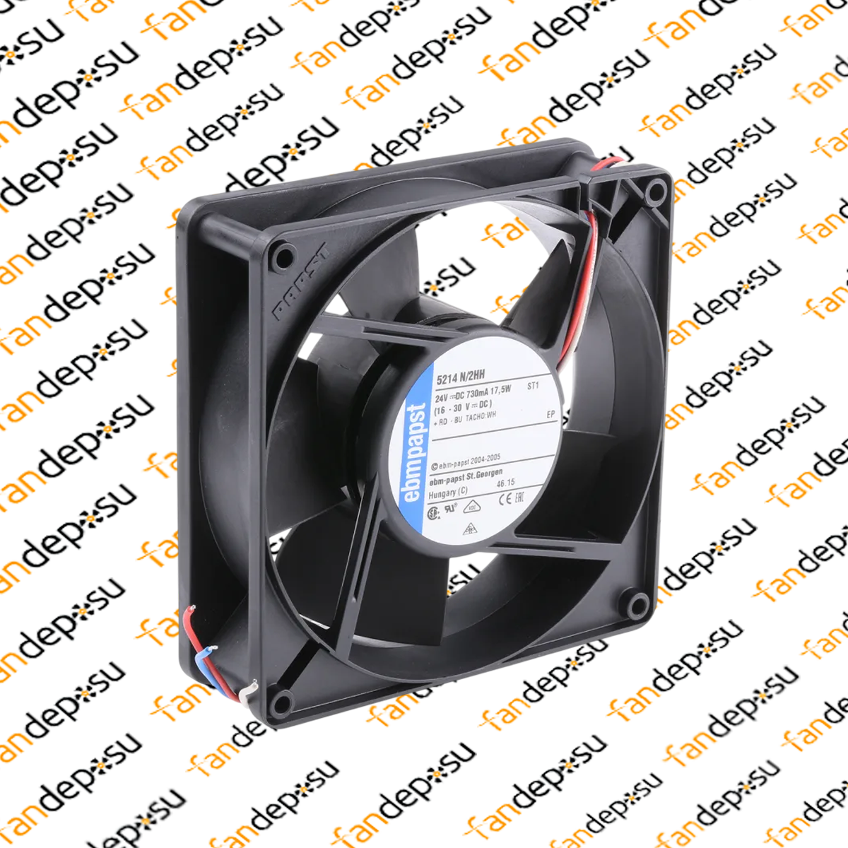 EBMPAPST 5214N/2HH  127x127x38mm 24V DC FAN