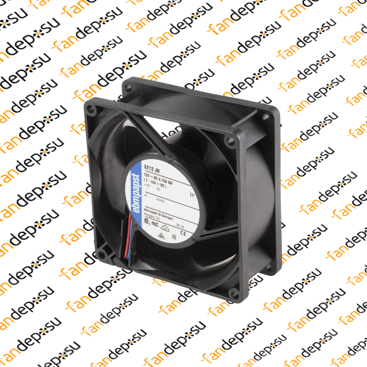 EBMPAPST 3212JH  80x80x25mm 12V DC FAN