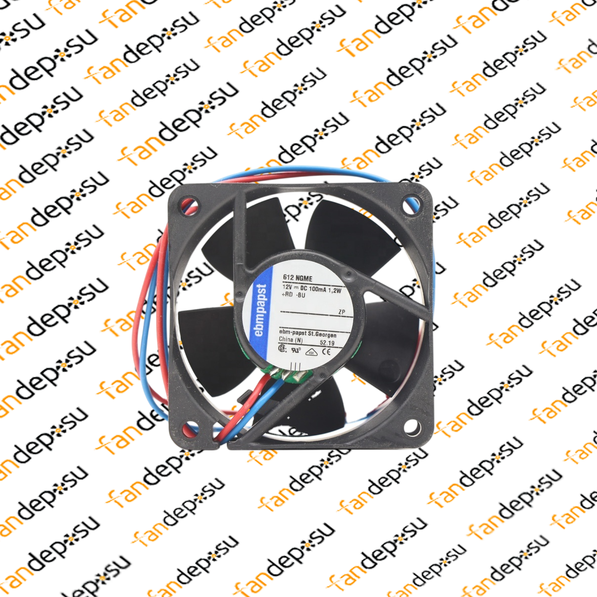 EBMPAPST 612NGME  60x60x25mm 12V DC FAN