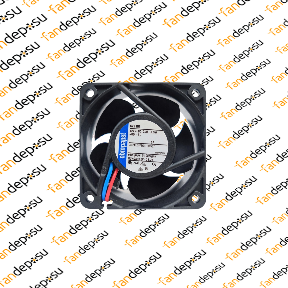 EBMPAPST 622HH  60x60x25mm 12V DC FAN