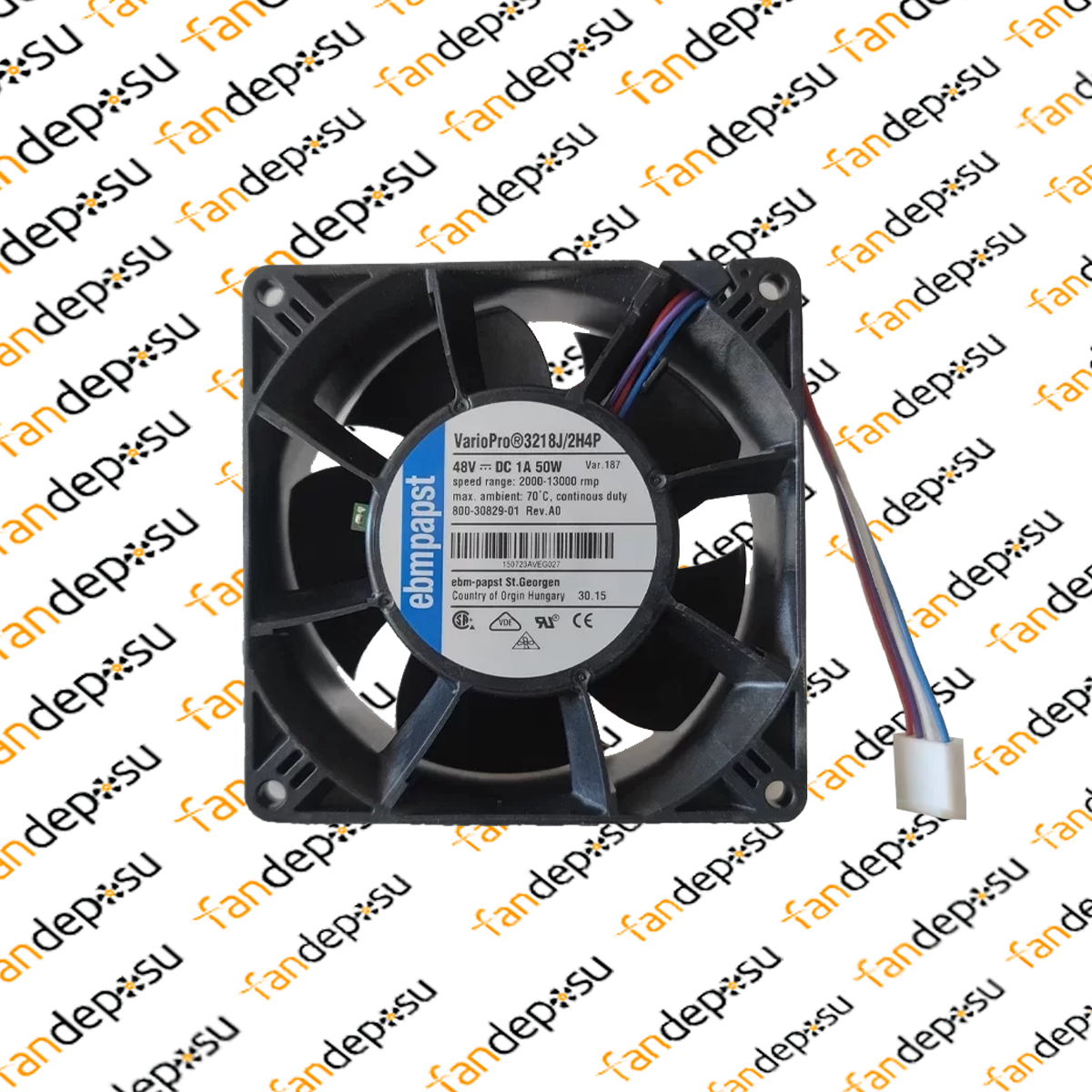 EBMPAPST 3218J/2H4P  92x92x38mm 48V DC FAN