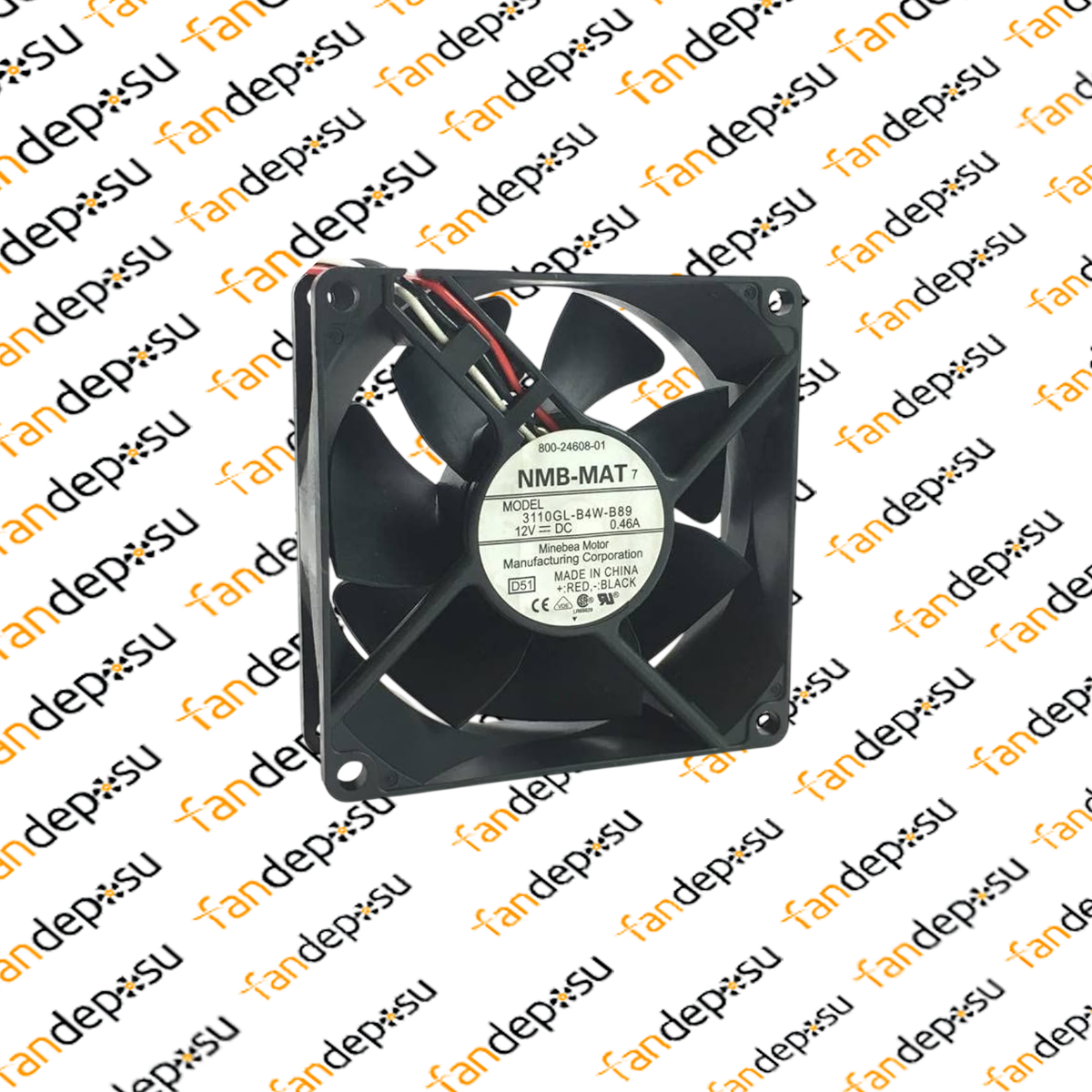 NMB 3110GL-B4W-B89 80x80x25mm 12V DC FAN