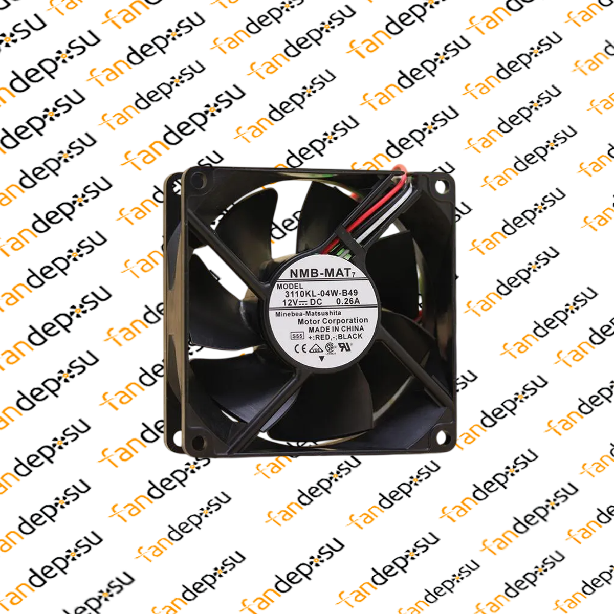 NMB 3110KL-04W-B49 80x80x25mm 12V DC FAN