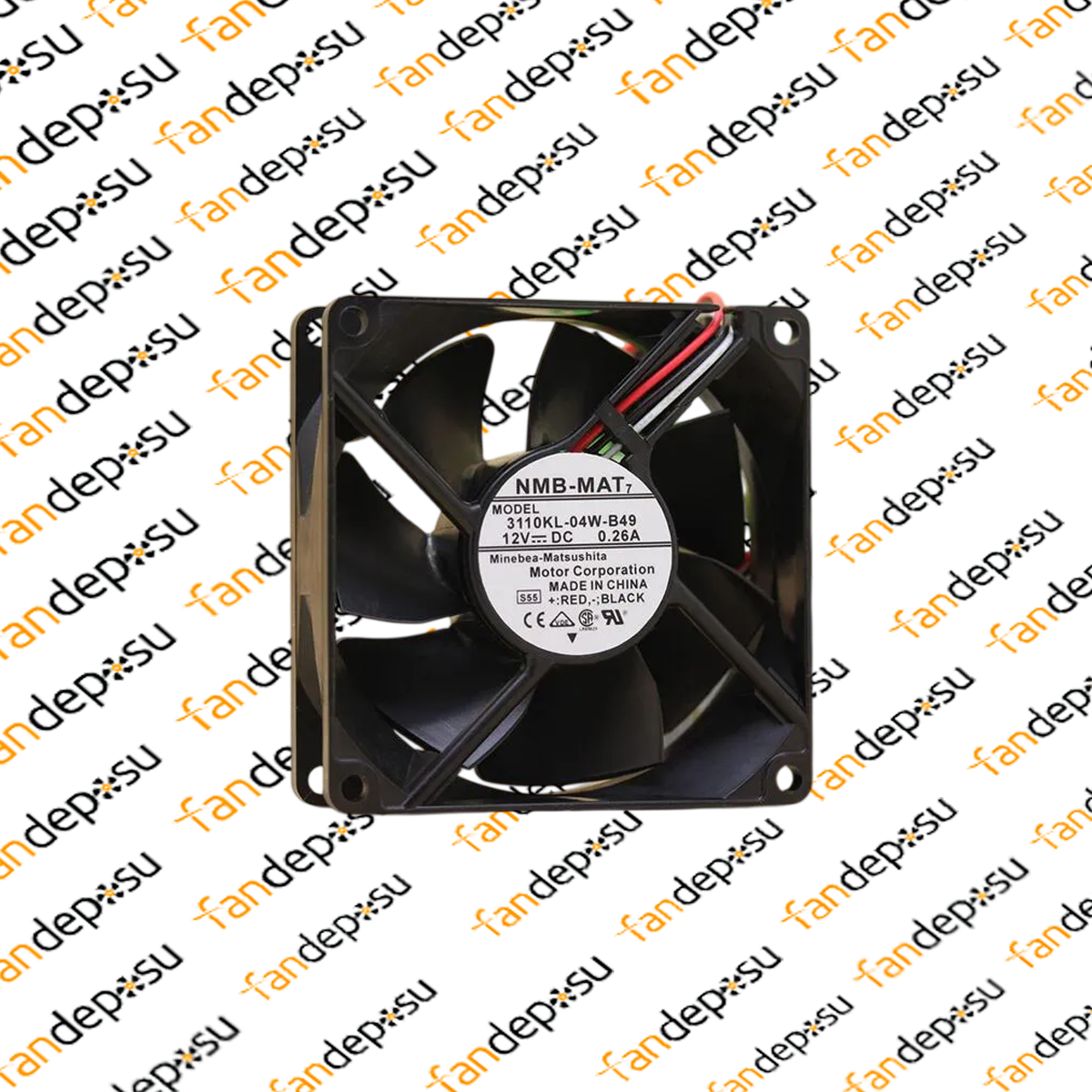 NMB 3110KL-04W-B49 80x80x25mm 12V DC FAN