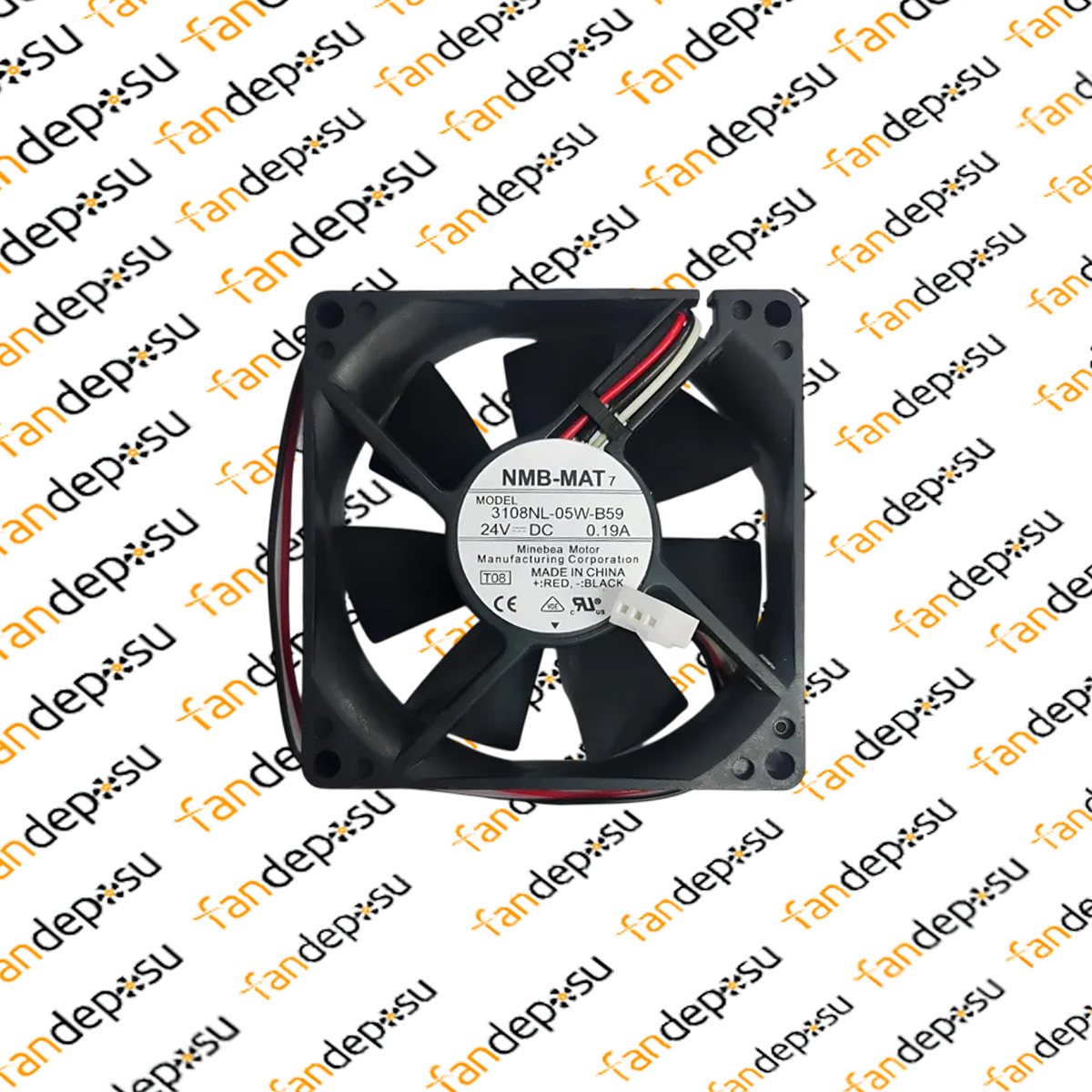 NMB 3108NL-05W-B59 80x80x20mm 24V DC FAN