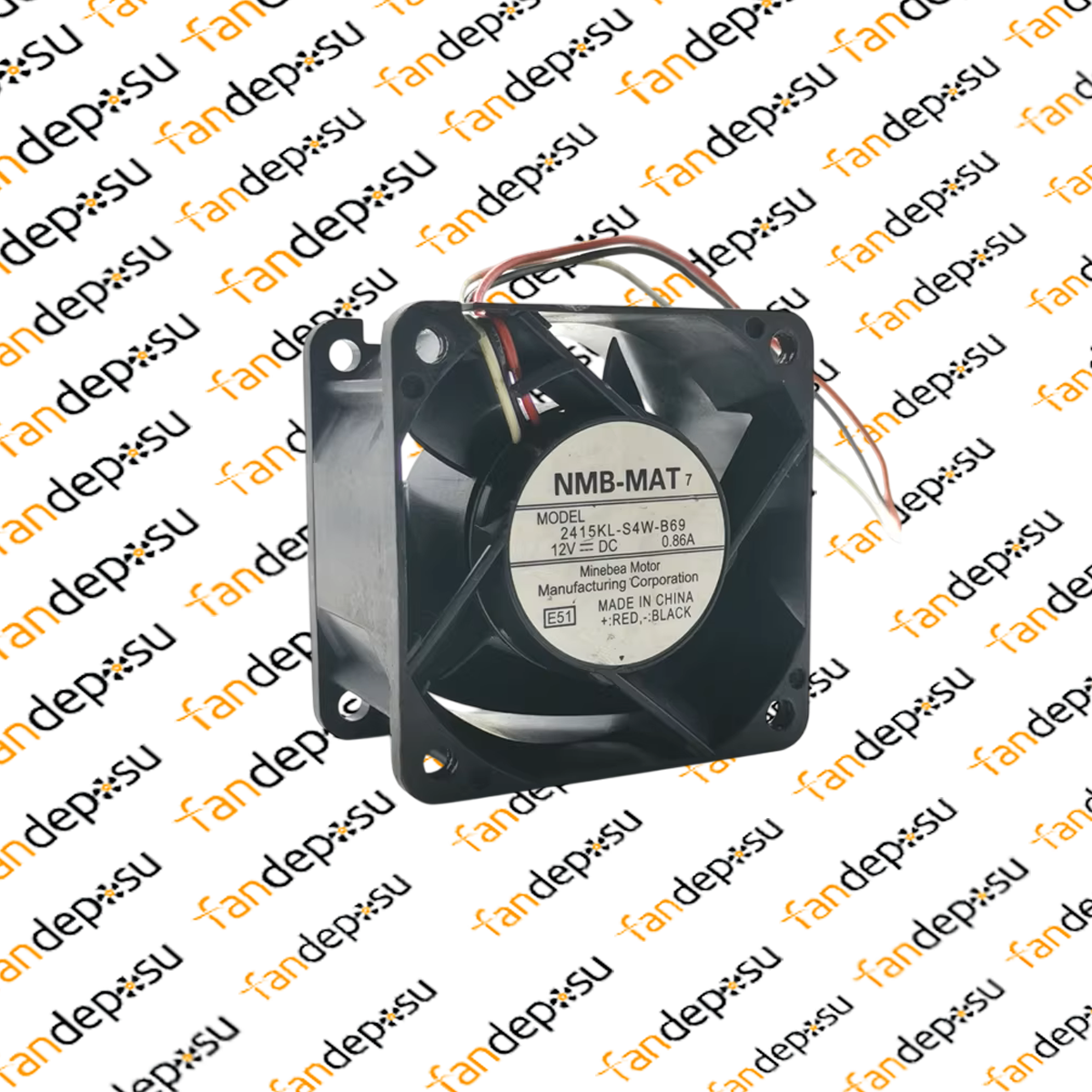 NMB 2415KL-S4W-B69 60x60x38mm 12V DC FAN