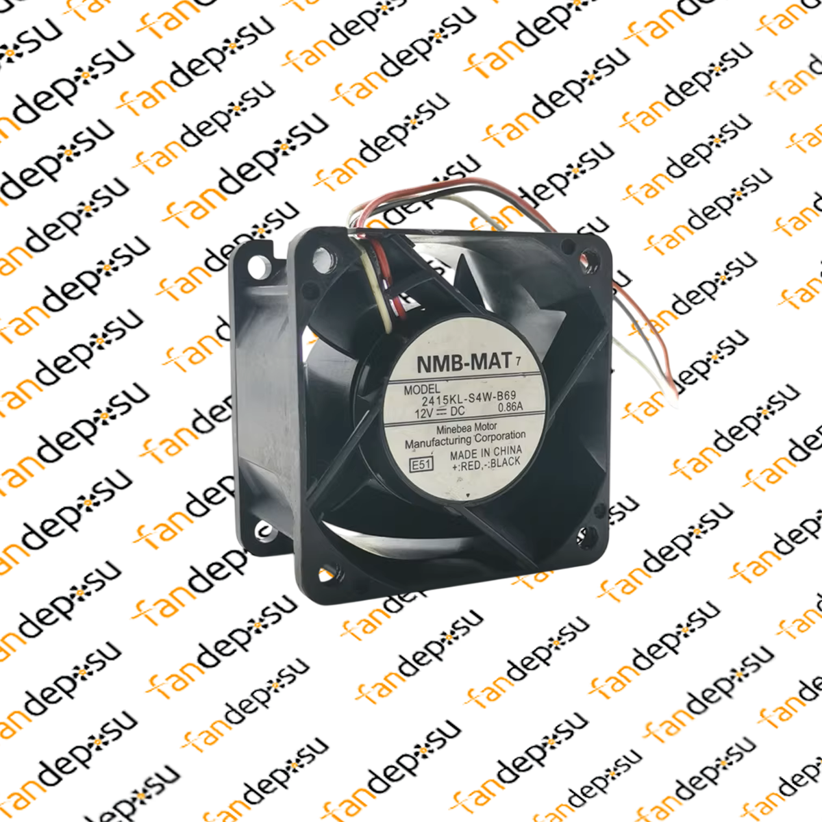 NMB 2415KL-S4W-B69 60x60x38mm 12V DC FAN
