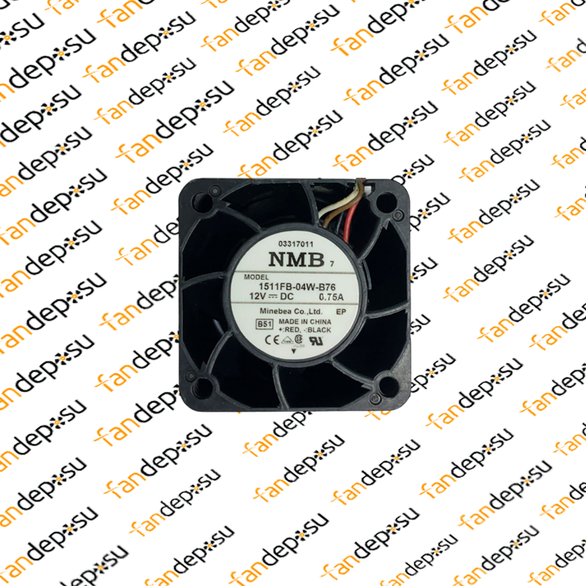 NMB 1511FB-04W-B76 38x38x28mm 12V DC FAN