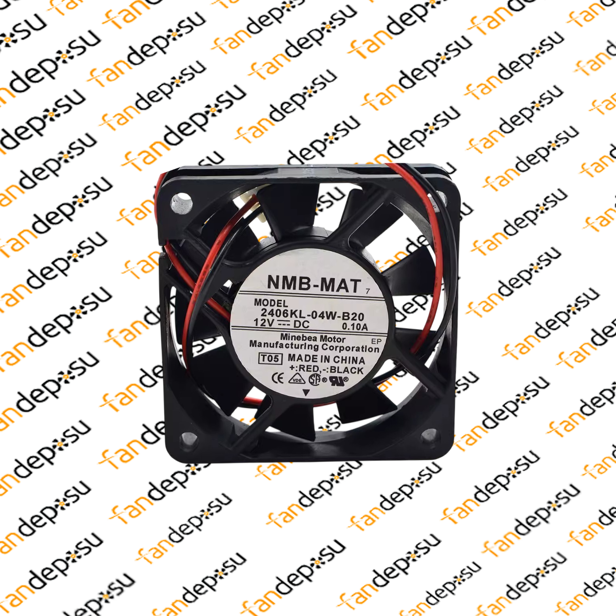 NMB 2406KL-04W-B20 60x60x15mm 12V DC FAN