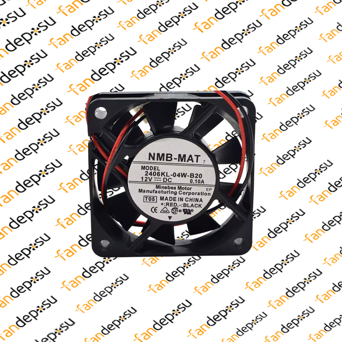 NMB 2406KL-04W-B20 60x60x15mm 12V DC FAN