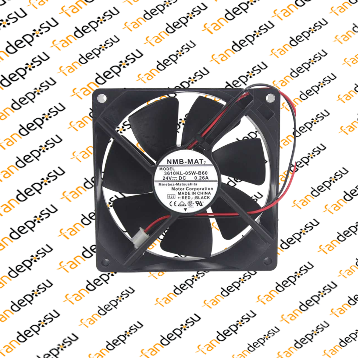 NMB 3610KL-05W-B60 92x92x25mm 24V DC FAN