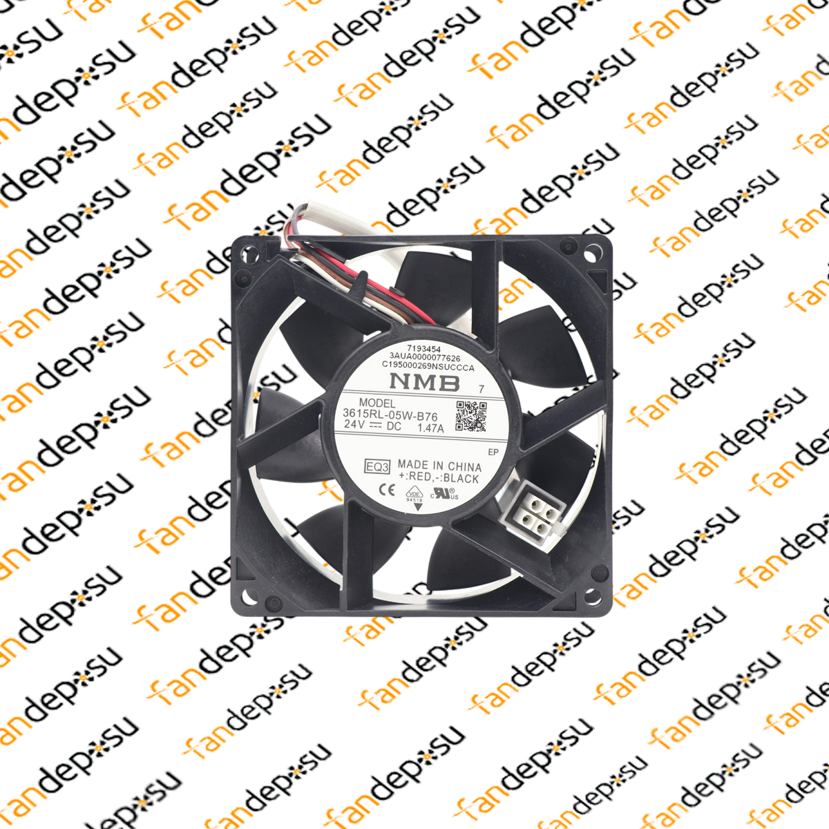 NMB 3615RL-05W-B76 92x92x38mm 24V DC FAN