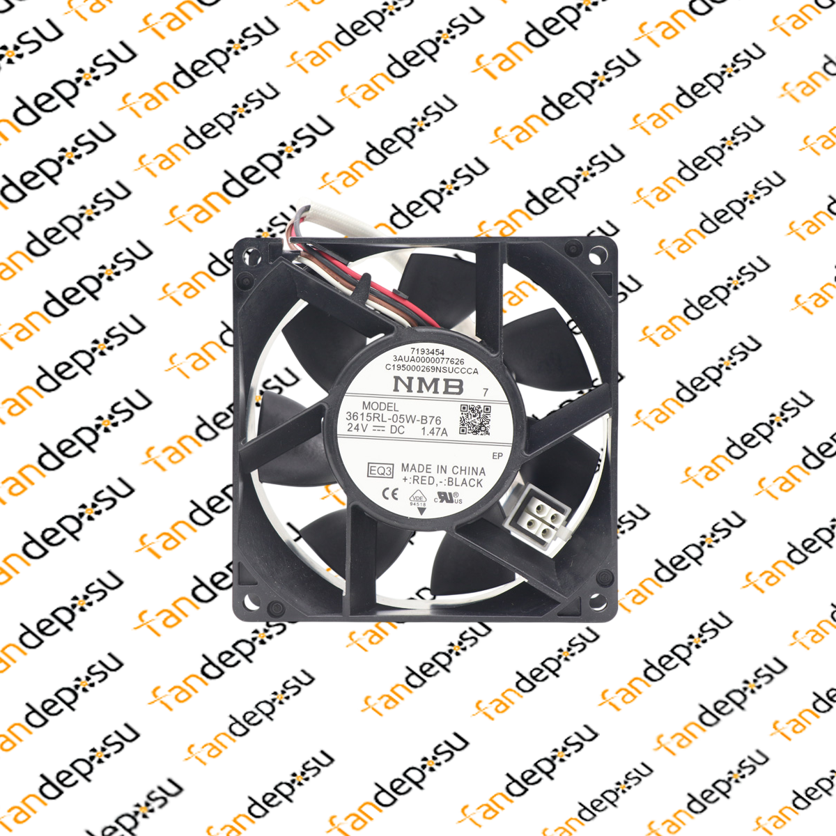 NMB 3615RL-05W-B76 92x92x38mm 24V DC FAN