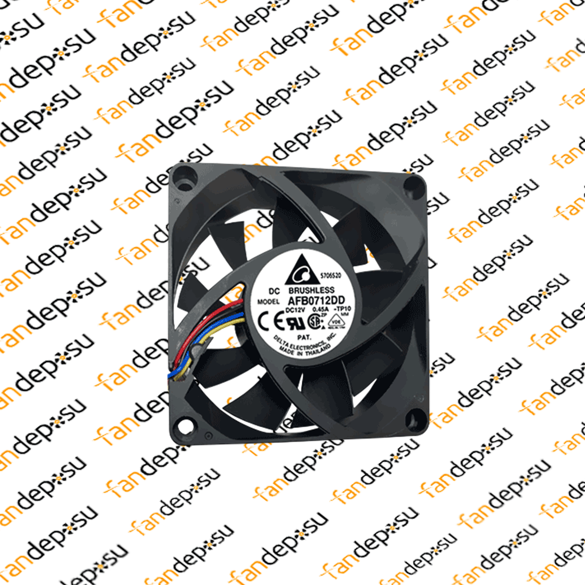 DELTA AFB0712DD 70x70x25mm 12V DC FAN