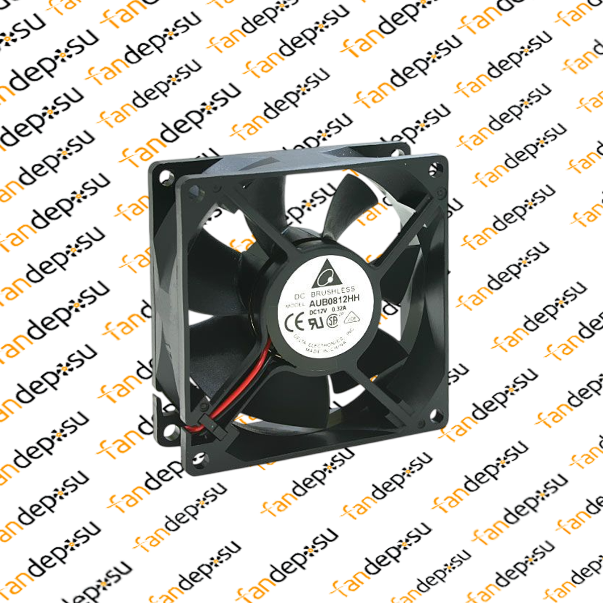 DELTA AUB0812HH 80x80x25mm 12V DC FAN