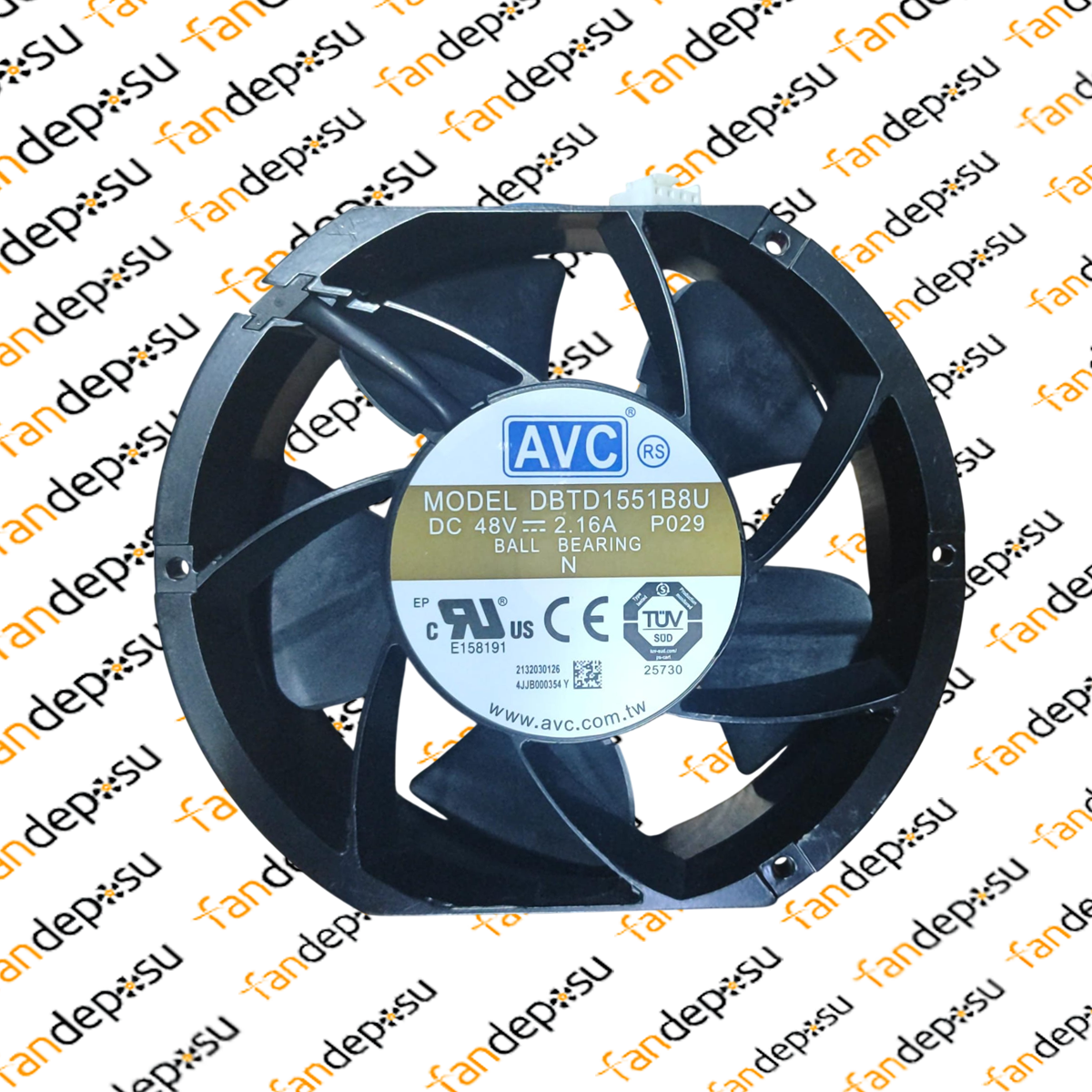 AVC DBTD1551B8U  172x150x51mm 48V DC 2.16A SOKETLİ FAN