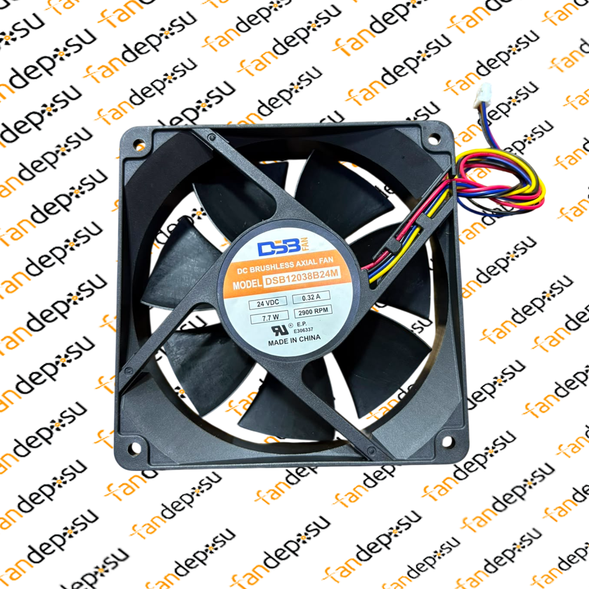 DSB12038B24M  120x120x38mm 24V DC 0.32A 4 KABLOLU FAN