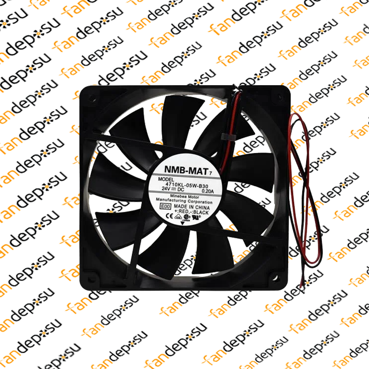 NMB 4710KL-05W-B30  120x120x25mm 24V DC  0.20A FAN