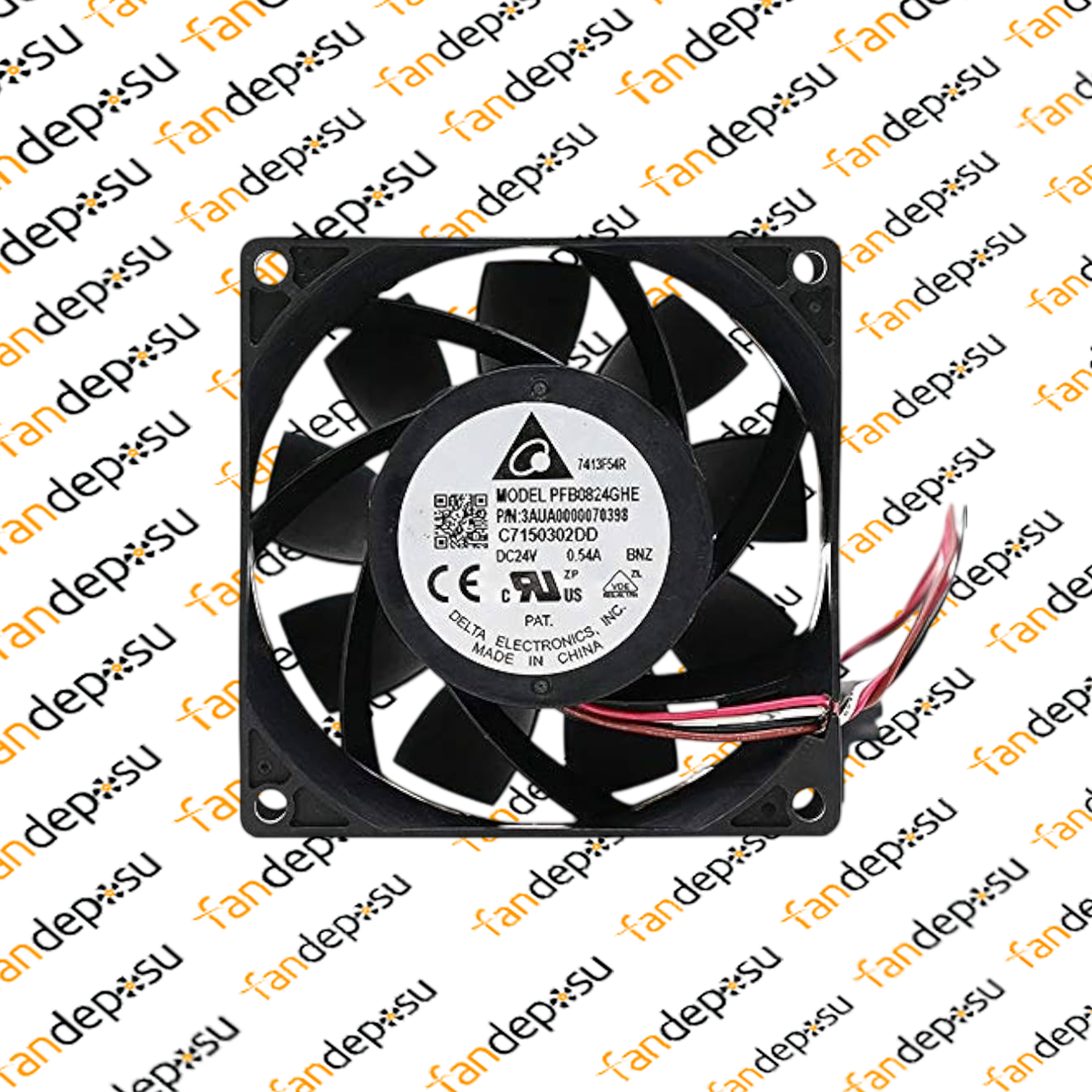 DELTA  PFB0824GHE  80x80x38mm 24V DC 0.54A FAN