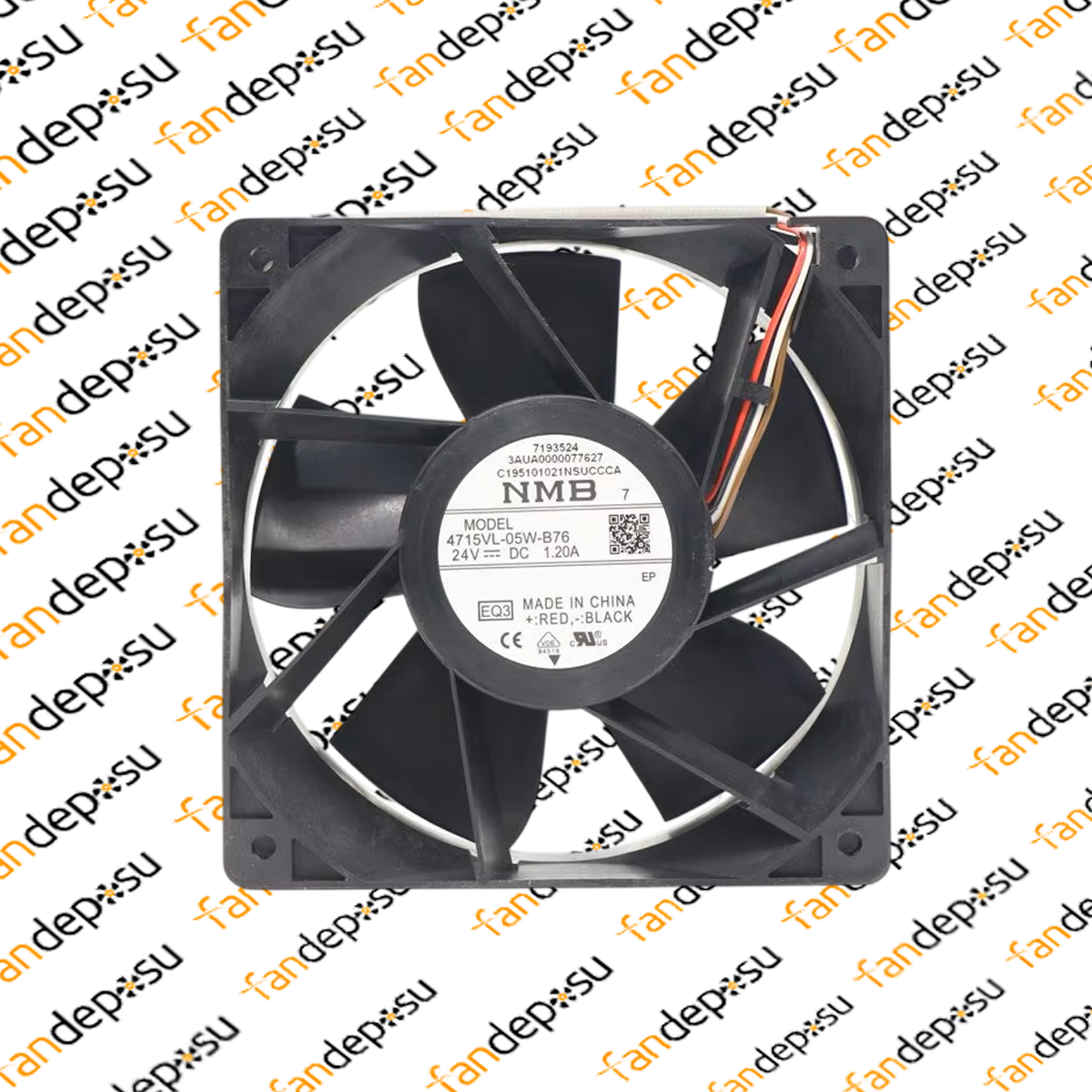 NMB  4715VL-05W-B76  120x120x38mm 24V DC 1.20A FAN