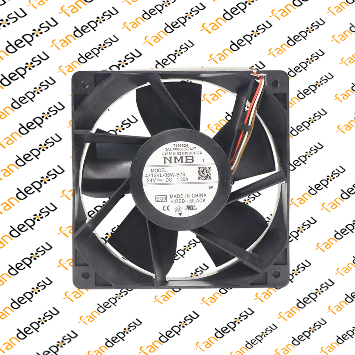 NMB  4715VL-05W-B76  120x120x38mm 24V DC 1.20A FAN