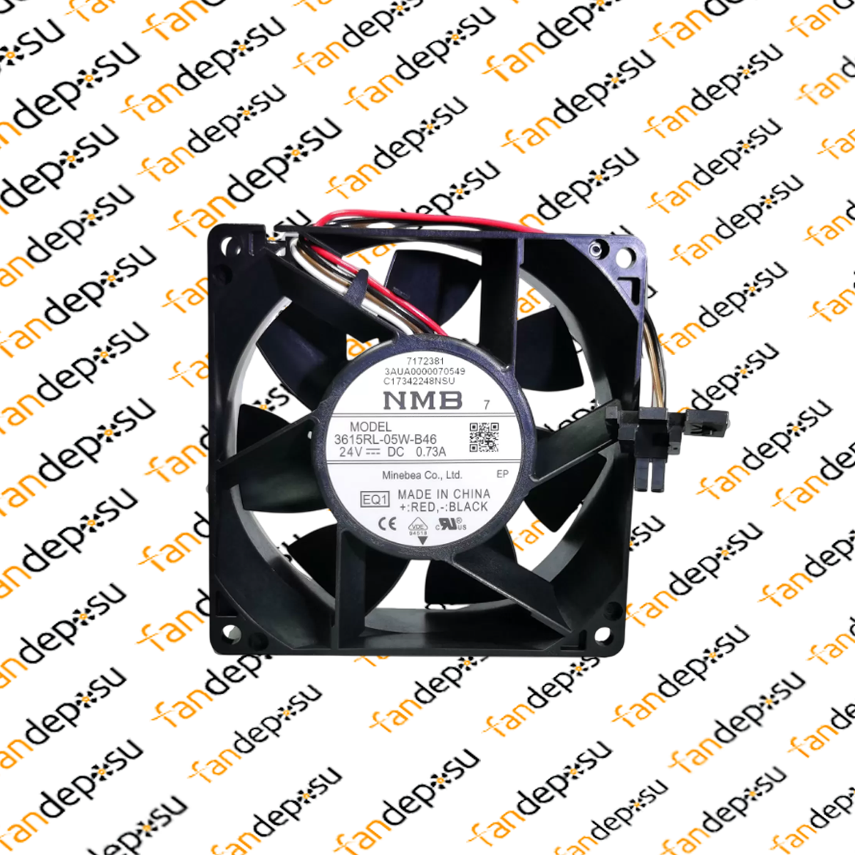 NMB  3615RL-05W-B46  92x92x38mm 24V DC 0.73A FAN