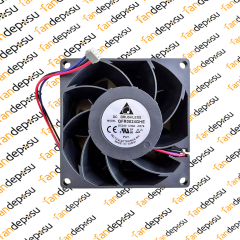 DELTA  QFR0824GHE  80x80x38mm 24V DC 0.60A FAN