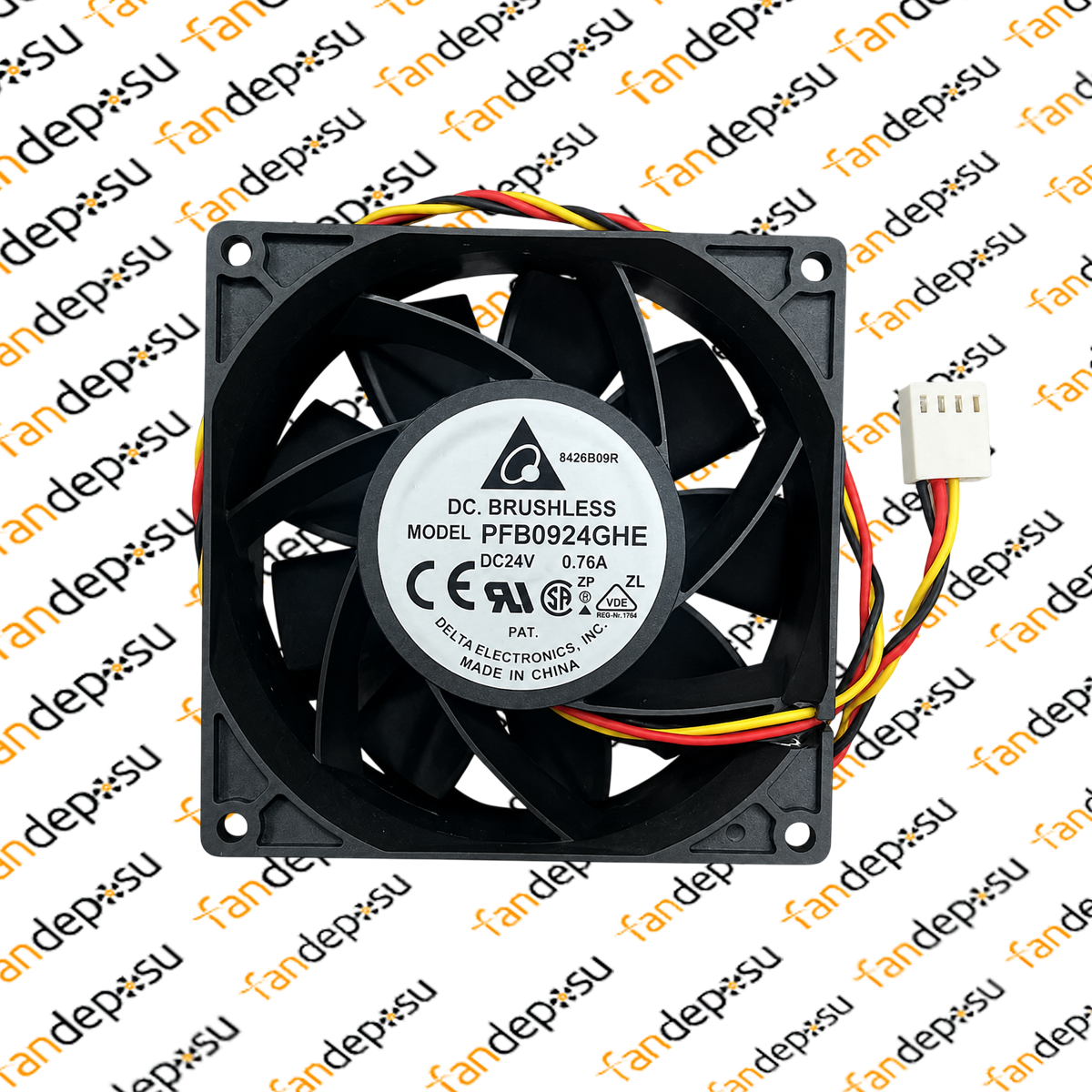 DELTA  PFB0924GHE  92x92x38mm 24V DC 3 PİNLİ FAN