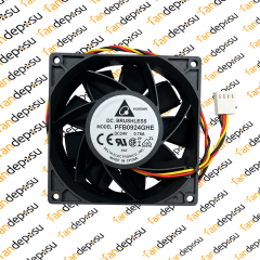 DELTA  PFB0924GHE  92x92x38mm 24V DC 3 PİNLİ FAN