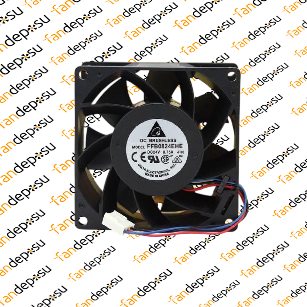 DELTA  FFB0824EHE  80x80x38mm 24V DC 0.75A FAN