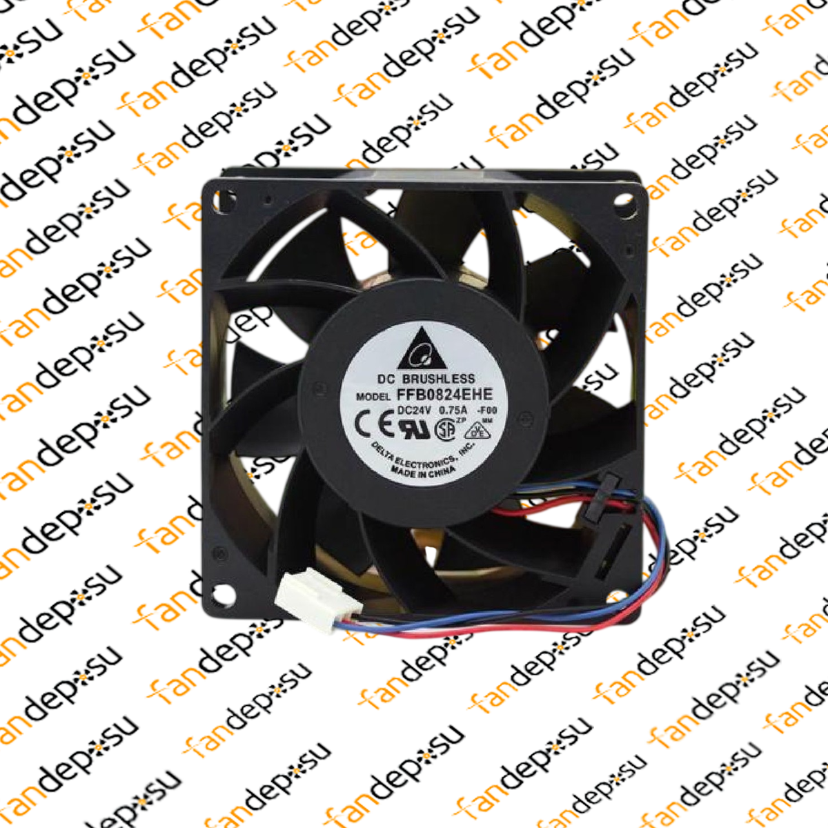 DELTA  FFB0824EHE  80x80x38mm 24V DC 0.75A FAN