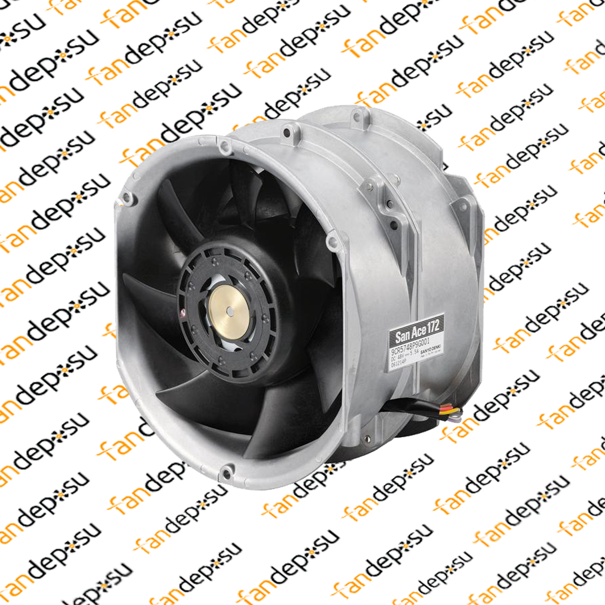 SANYO DENKİ SAN ACE 9CR5748P9G001  172×150×102mm 48V DC KARŞIT DÖNÜŞLÜ ÇİFT EKSENLİ FAN