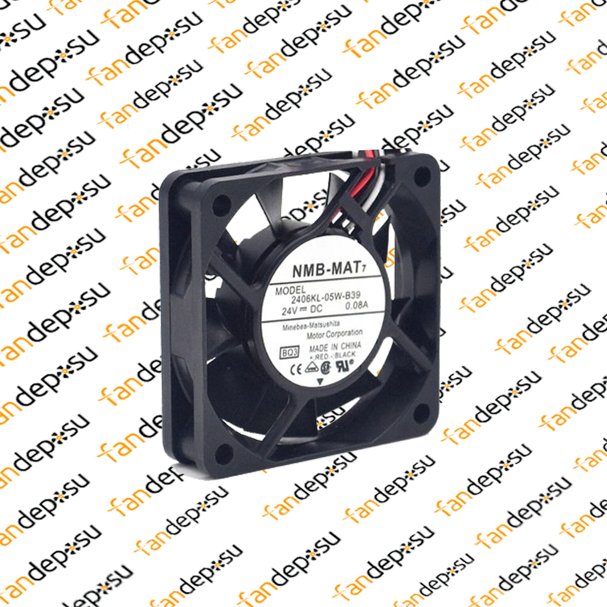 NMB 2406KL-05W-B39 60x60x15mm 24V DC FAN