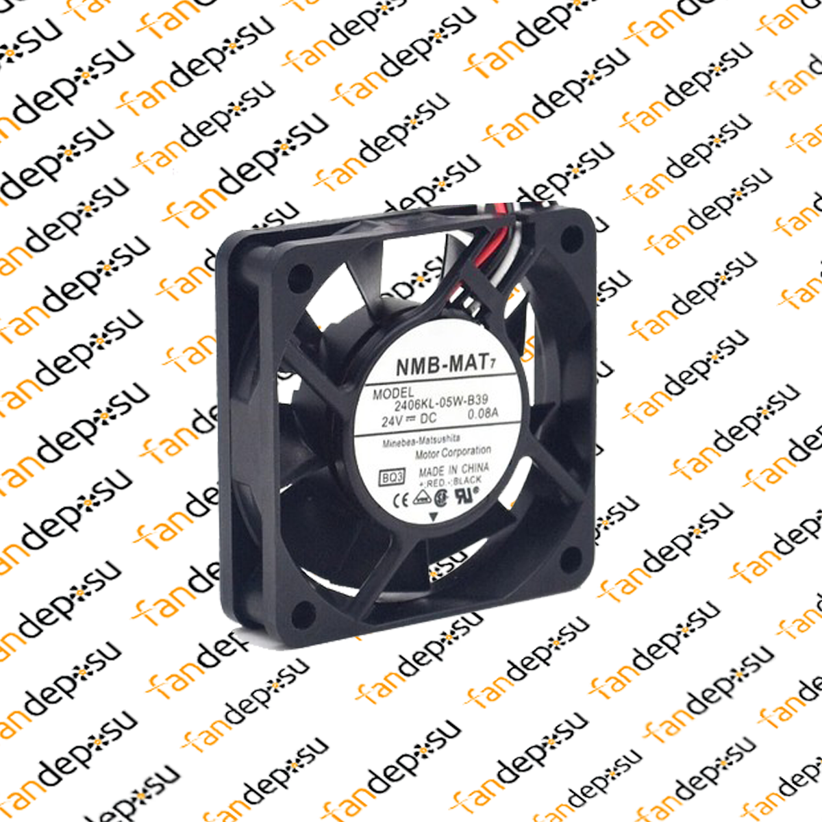 NMB 2406KL-05W-B39 60x60x15mm 24V DC 0.08A FAN